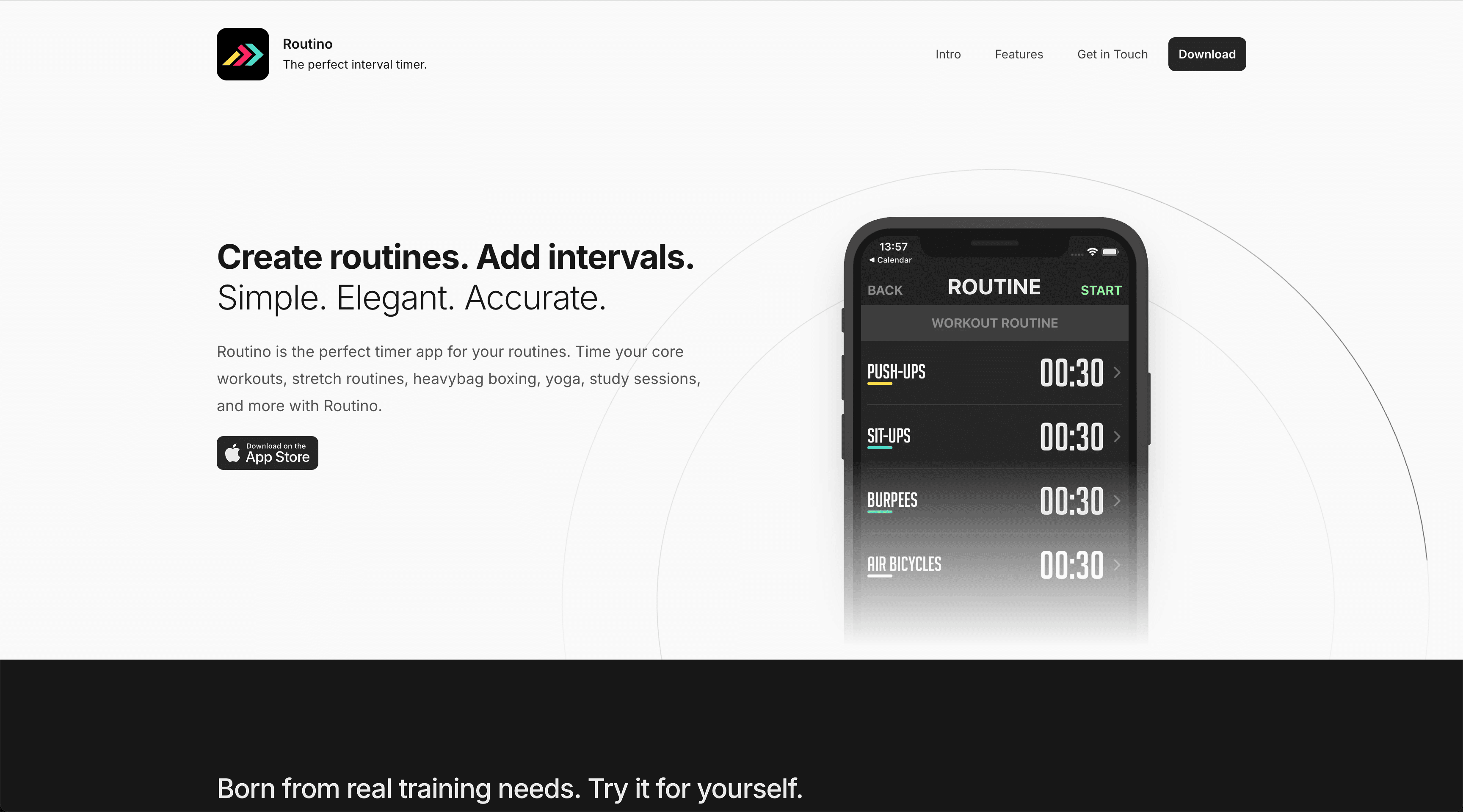 Routino website - showcase app features